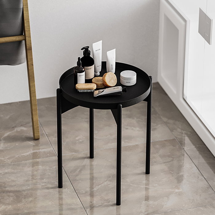 Hanah Home Shb-002-A Mesa de centro de metal negra